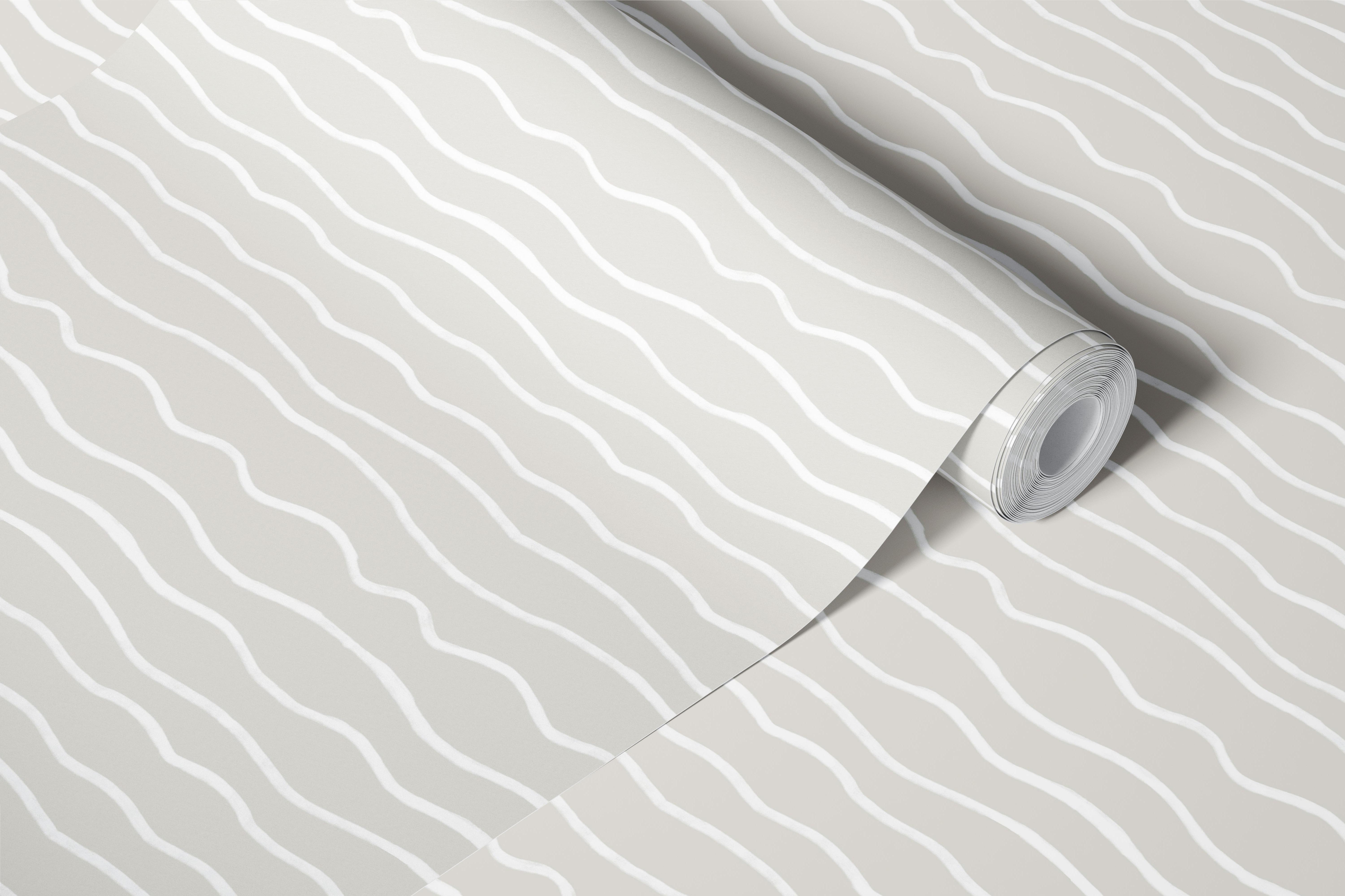 Calming Coastal Waves sand wallpaper in a room