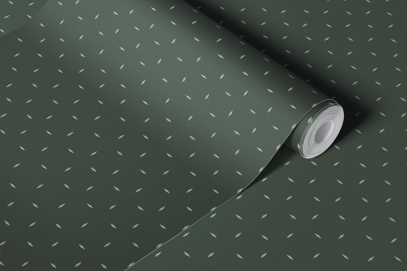 Geometric Green Charm wallpaper roll