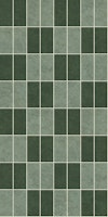 Checkerboard Vertical stack Tile Sage Green tapete