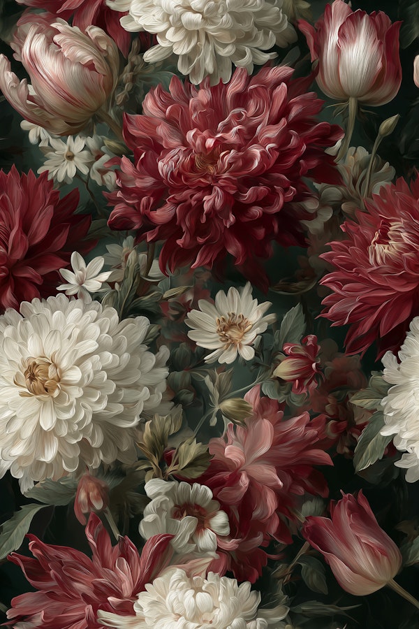 Romantic Floral Symphony