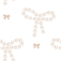 Paw prints bow ties wallpaper