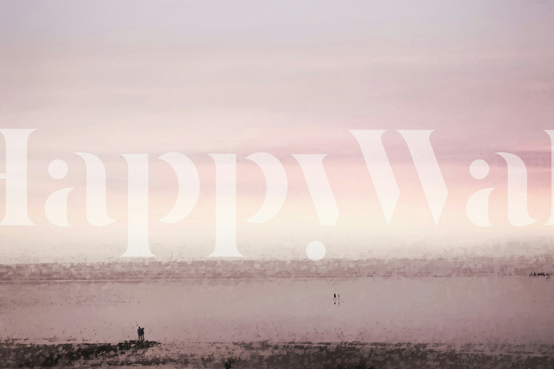 Tranquil Wadden Sea wallpaper in een kamer