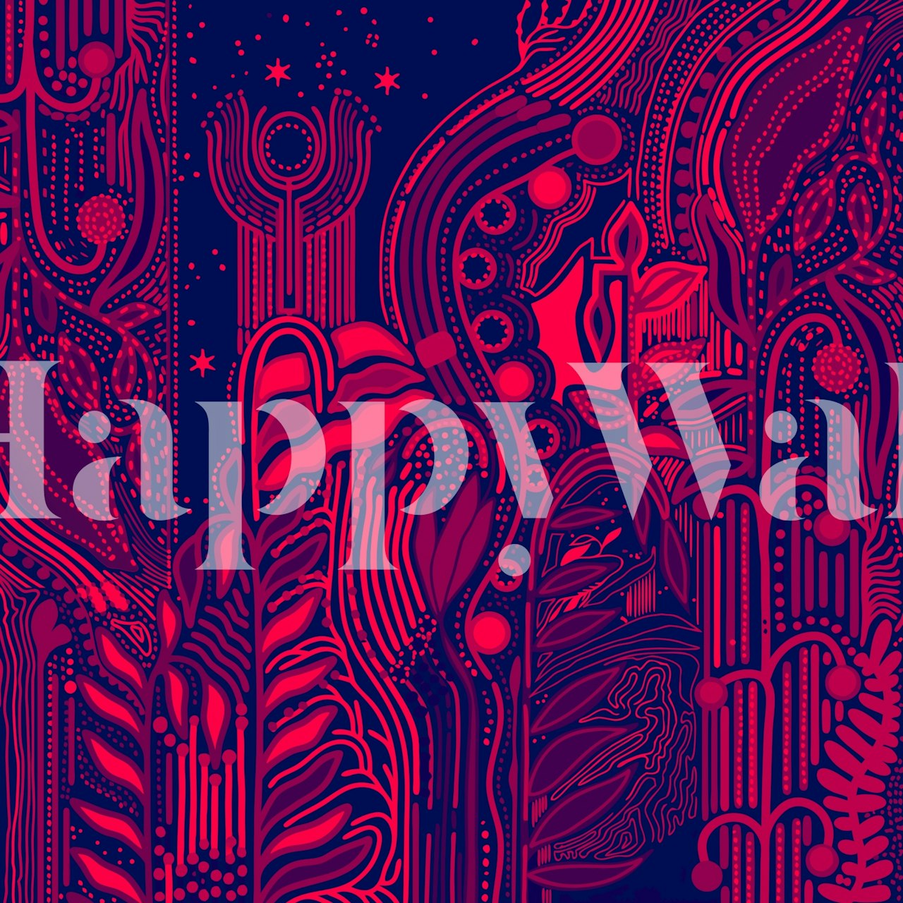 Ode to Life tapet i en rumsmiljö