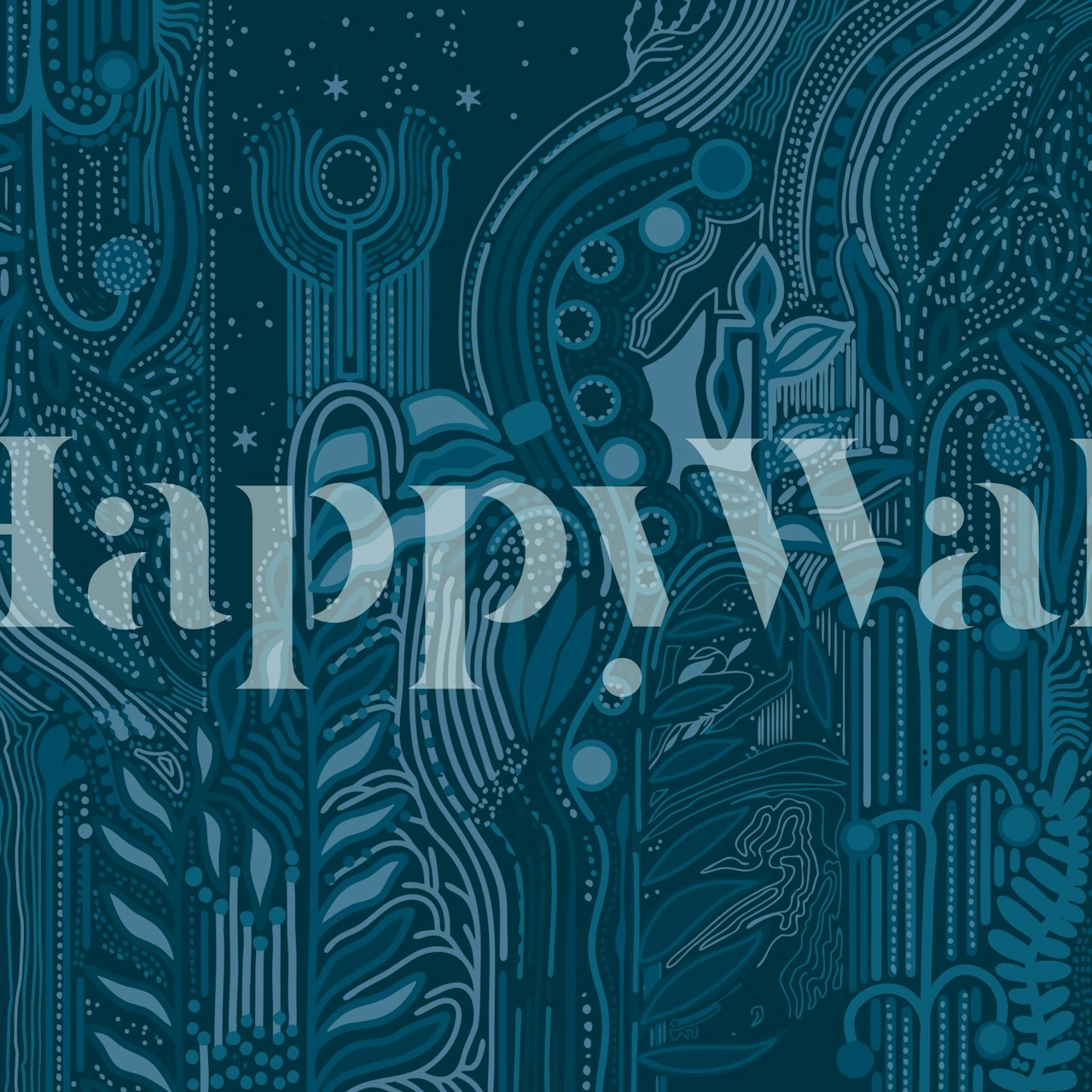 Odeva Sanctis wallpaper in a room setting