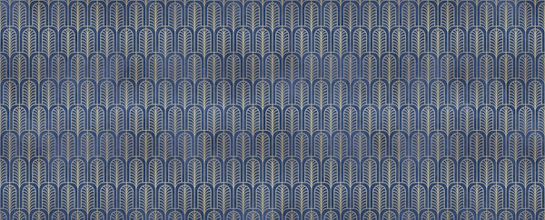 Art Deco Blue Elegance