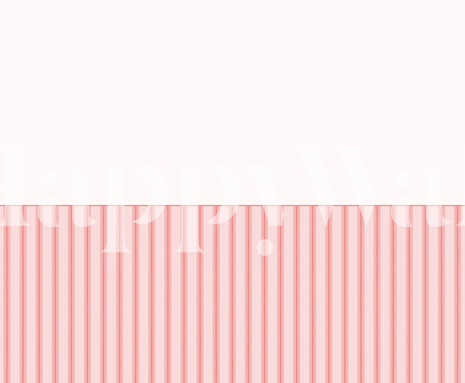 Chic Stripes Panel Rose Pink wallpaper in room