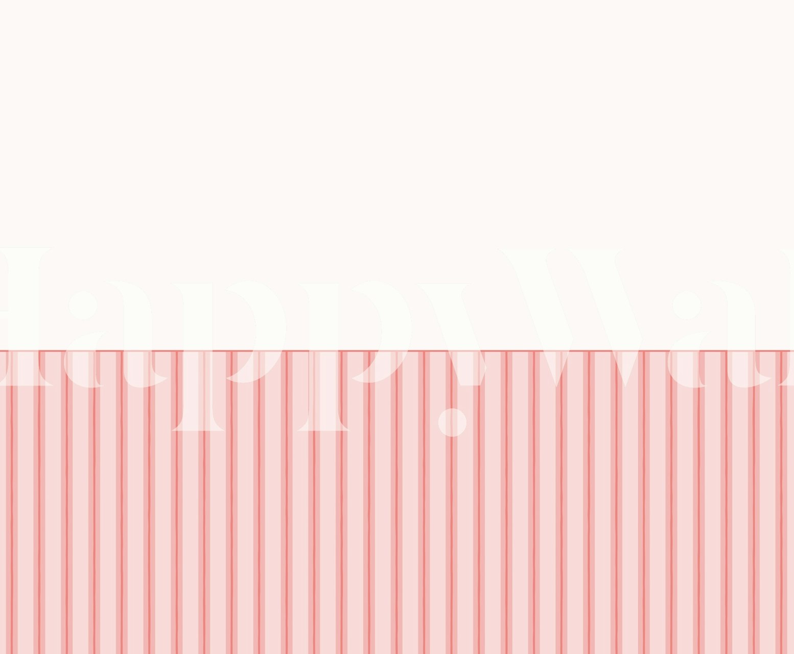 Chic Stripes Panel Rose Pink wallpaper in room