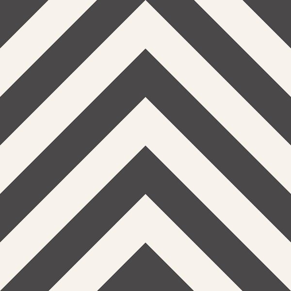 Black and White Zig Zag Chevron Stripe