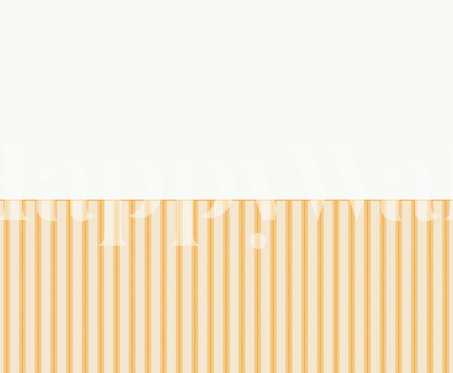 Chic yellow striped wallpaper with vertical lines