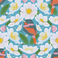 Blooming Bird Harmony tapety