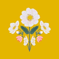 Sunny Floral Harmony tapete