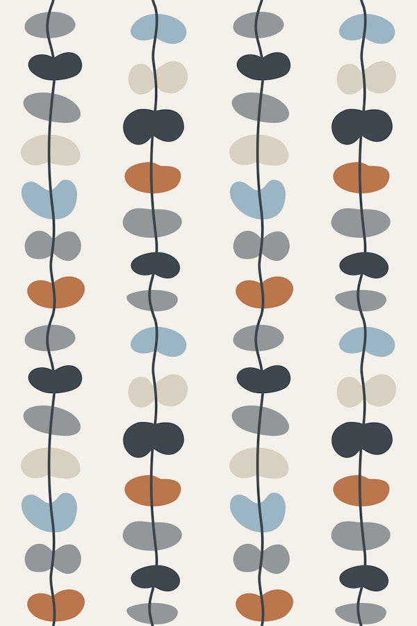 Abstract Stone Shapes Stripes Chains