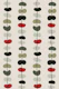 Abstract Stone Shapes Stripes Red Green