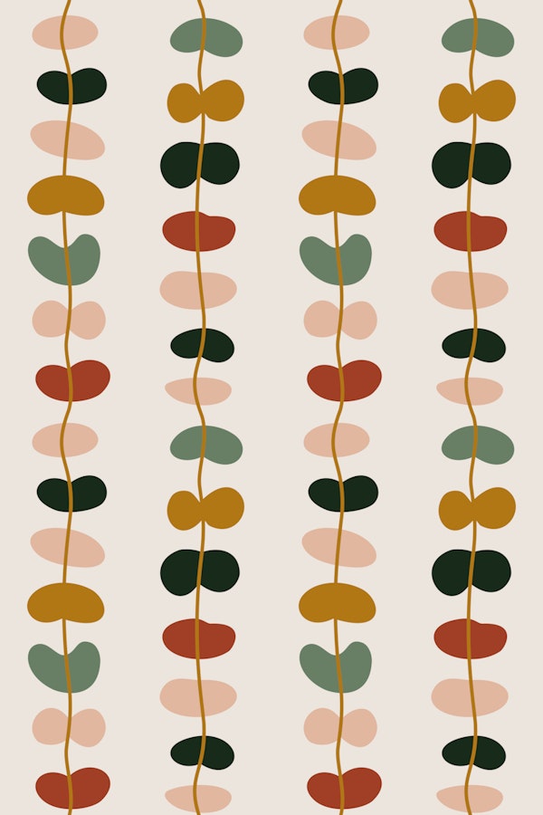 Abstract Stone Shapes Stripes Chains Cooper