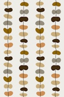 Abstract Stone Shapes Stripes Chains Brown tapet