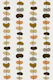 Abstract Stone Shapes Stripes Chains Brown