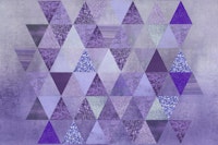 Purple Shiny Glitter Triangles behang