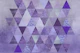 Purple Shiny Glitter Triangles