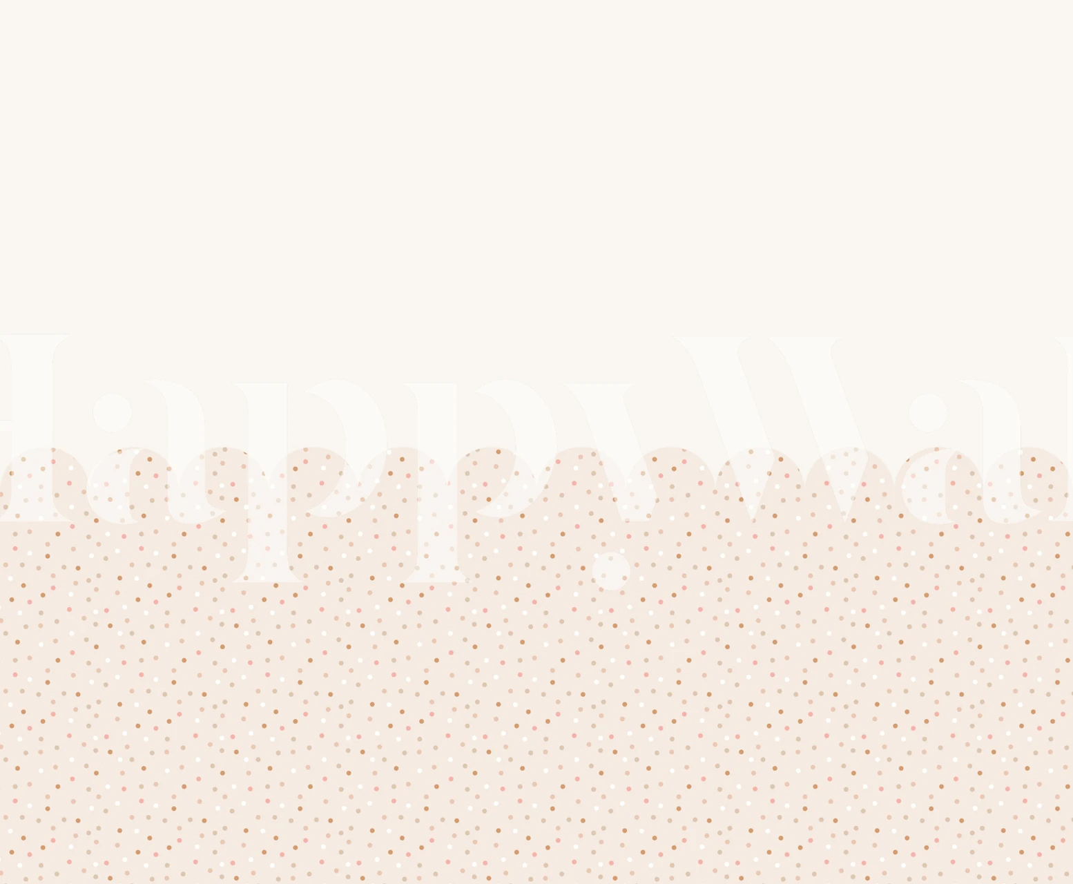 Pink scallop dot pattern wallpaper