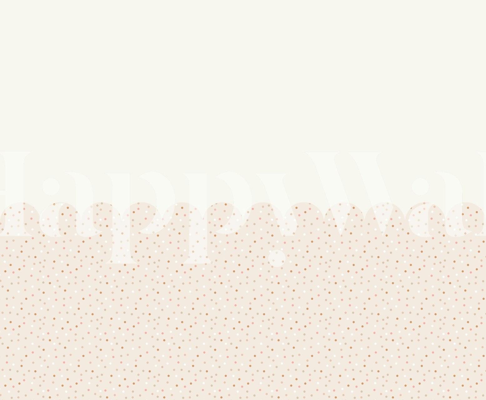 Pink scallop dot pattern wallpaper