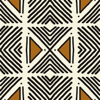 Tribal Black Motif tapete