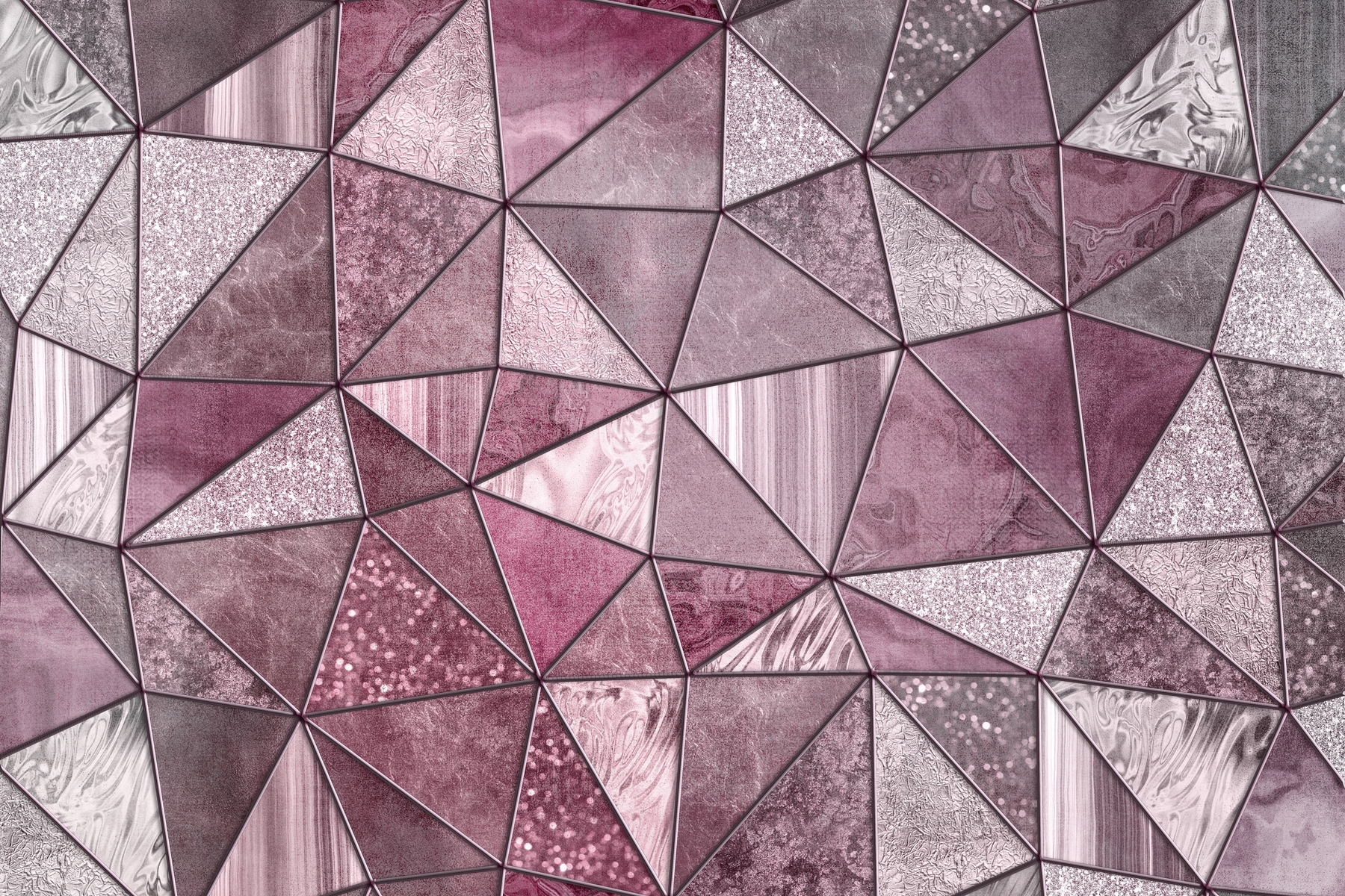 Stained Glass Pink Marble Wallpaper Buy Online Happywall