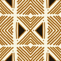 Tribal Light Brown Motif ταπετσαρία