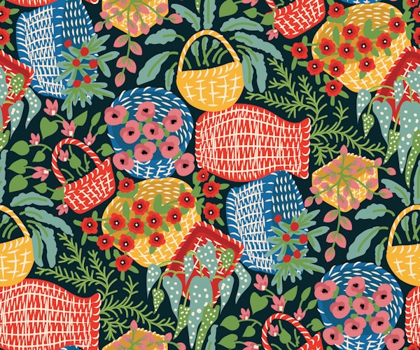 Rustic Floral Baskets