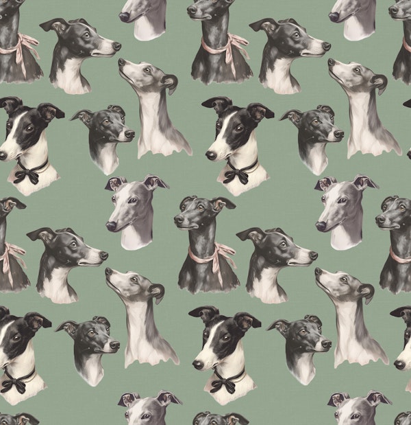Whippet Beauty Parade Green