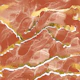 Golden Veins Burnt Sienna Marble Marble