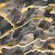 Golden Veins Charcoal Marble - Lux Abstract