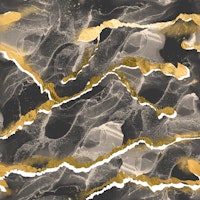 Golden Veins Charcoal Marble - Lux Abstract carta da parati