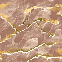 Golden Veins Clay Rose Marble tapeta