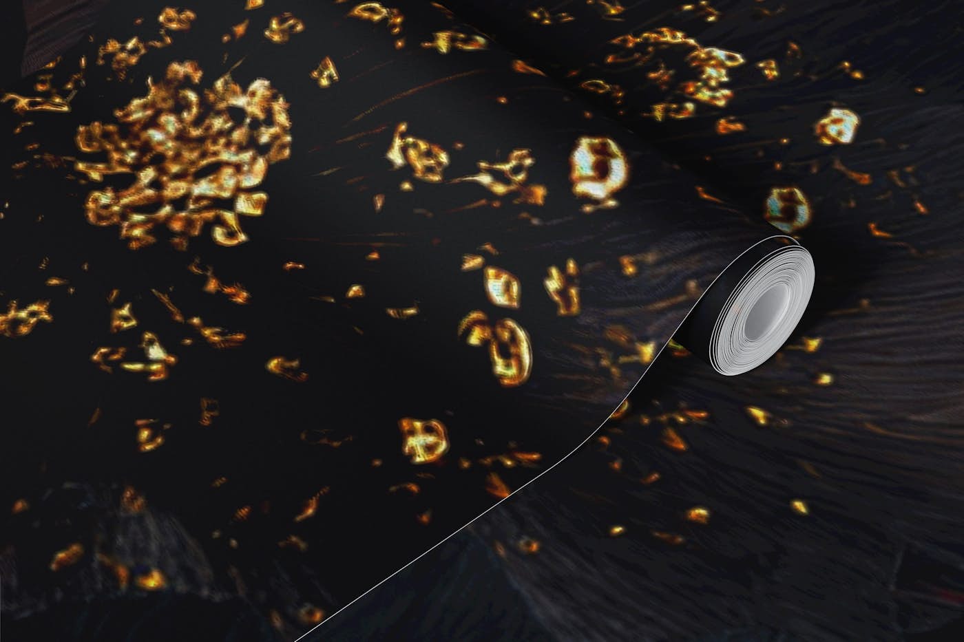 Nocturnal Flower Glamour wallpaper roll