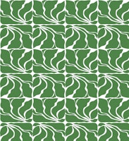 Green Leaf Whirl tapete