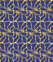 Bold Blue and Yellow Flow papiers peint