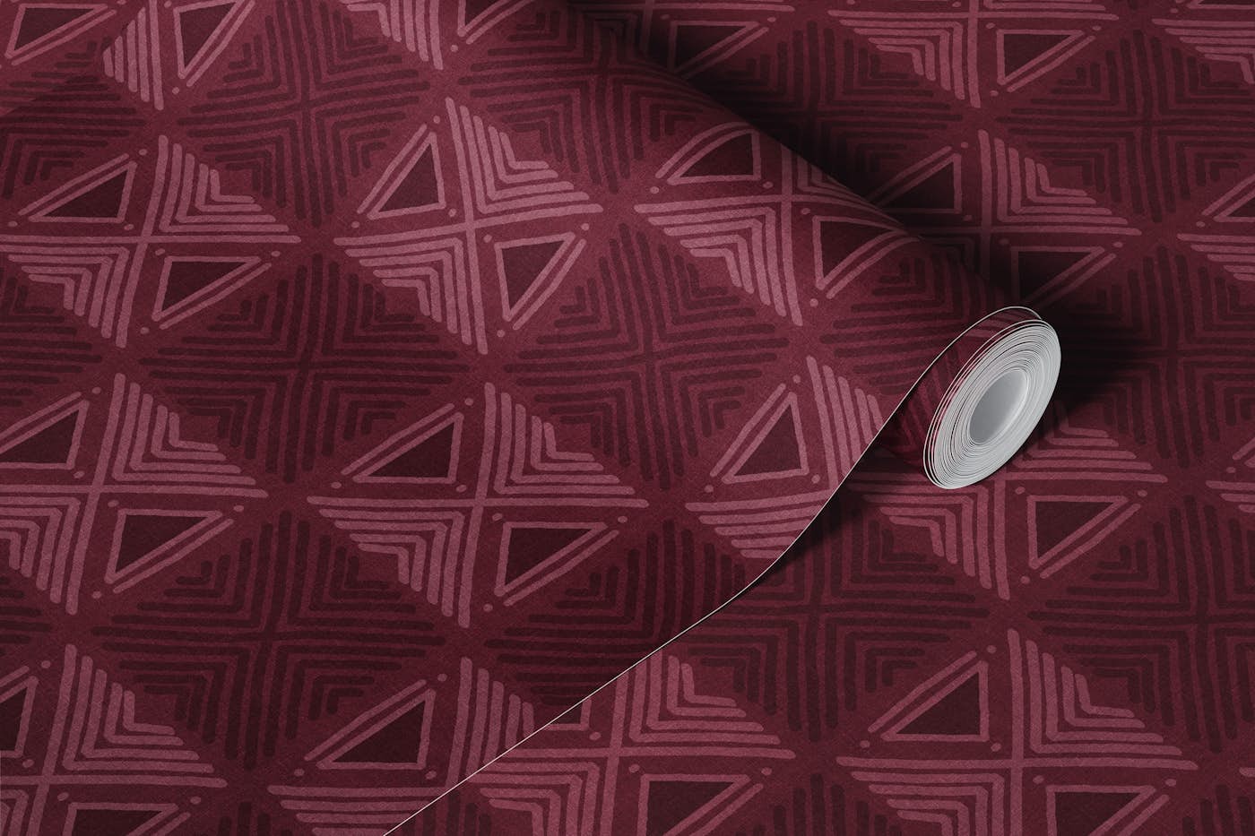 Tribal Berries Motif wallpaper roll
