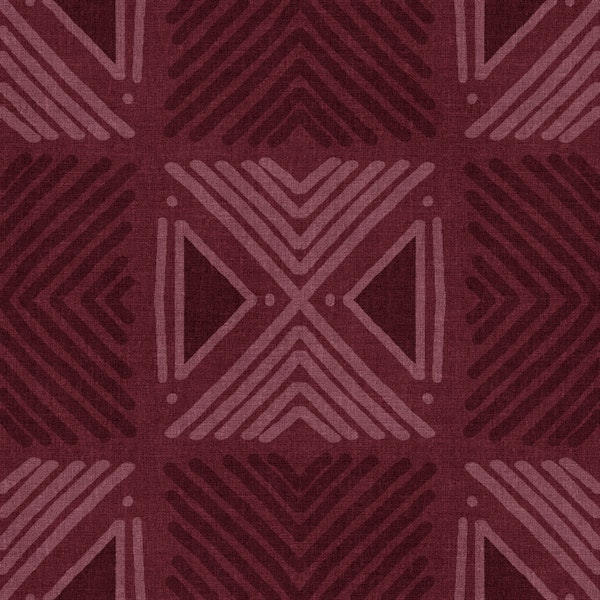 Tribal Berries Motif