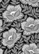 Dramatic Monochrome Chintz Floral Large