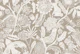 Linocut Print Beige And Cream