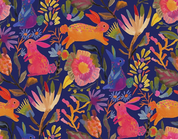 Forest Burrowers Dark Blue