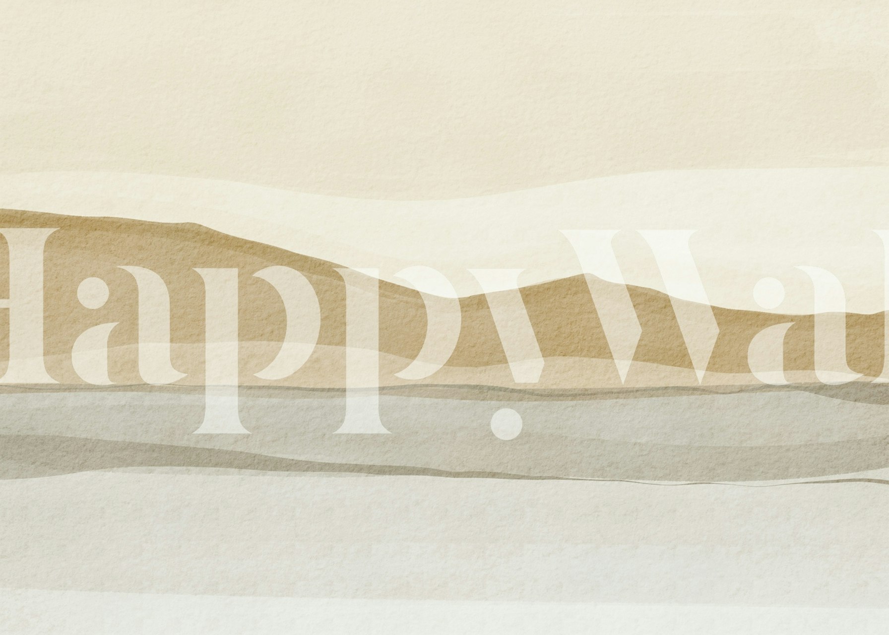 Tapeta Soothing Sand Dunes u sobi