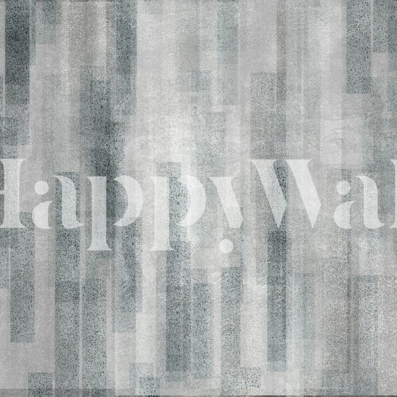 Muted Silver Cascade wallpaper in a room