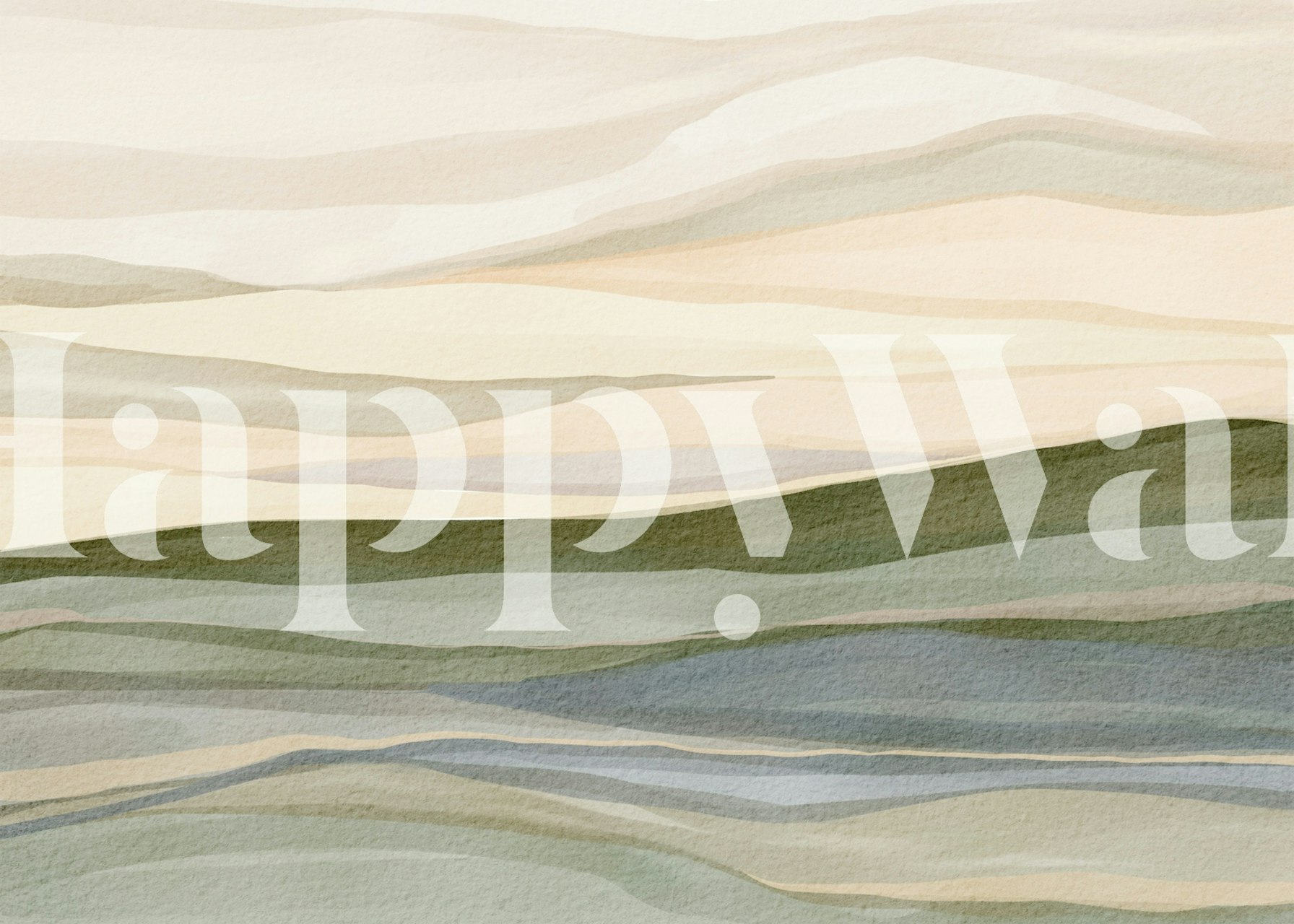 Tapet i Soothing Earthly Shades i rummet