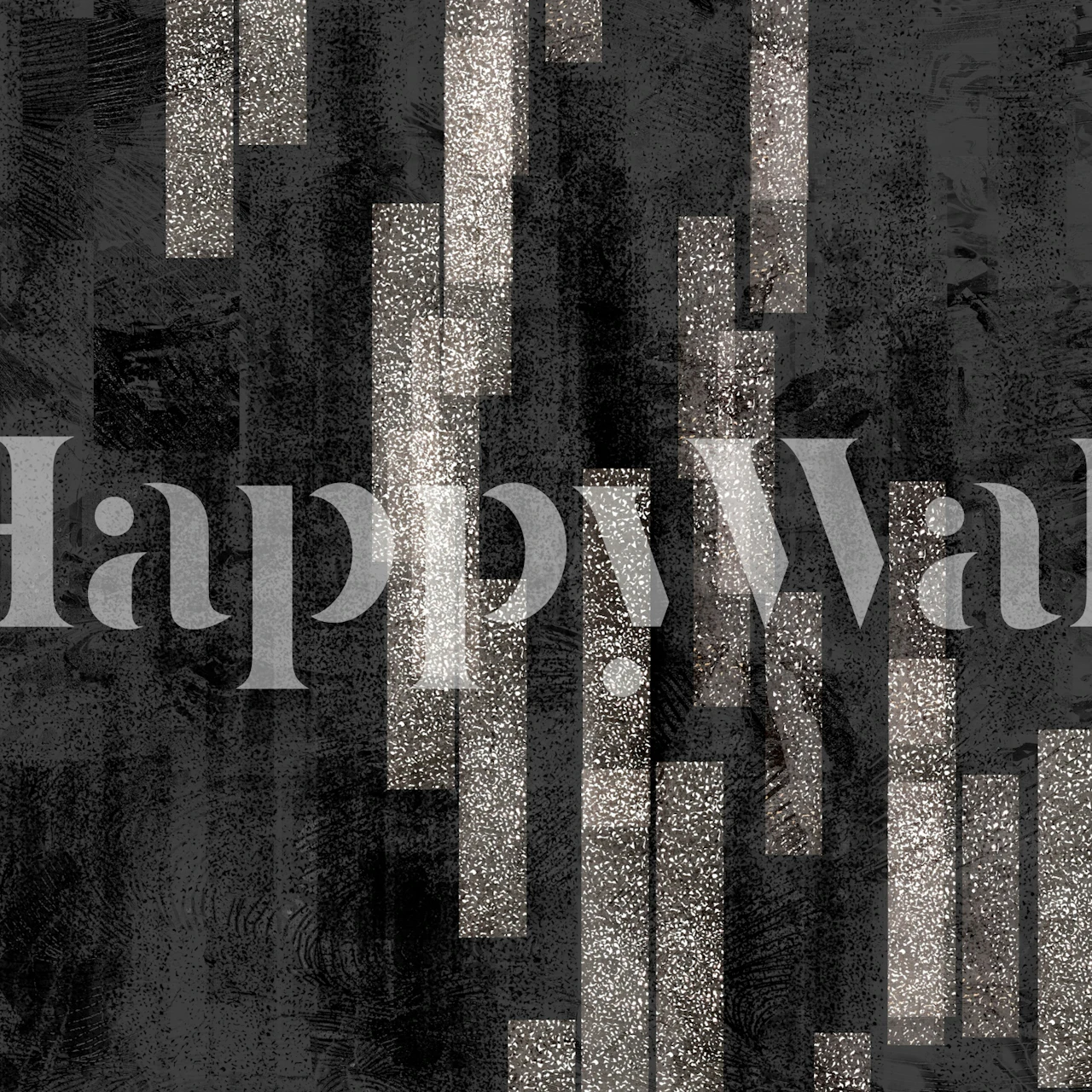 Silver Shadow Cascade wallpaper in a modern room