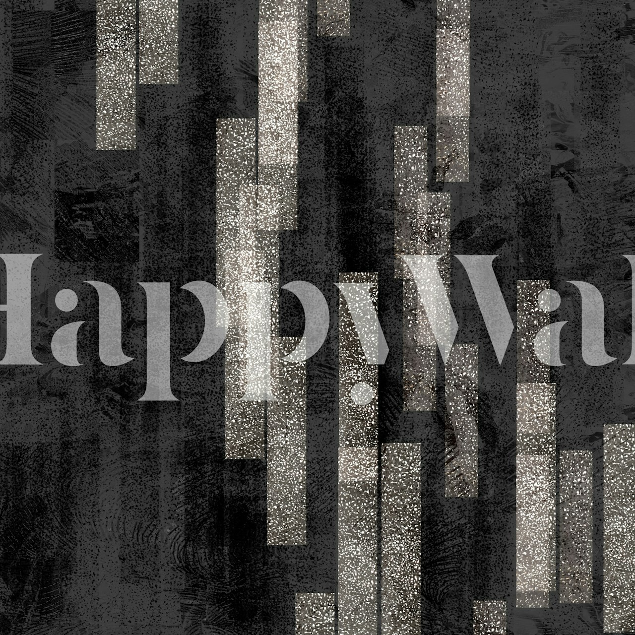 Silver Shadow Cascade wallpaper in a modern room