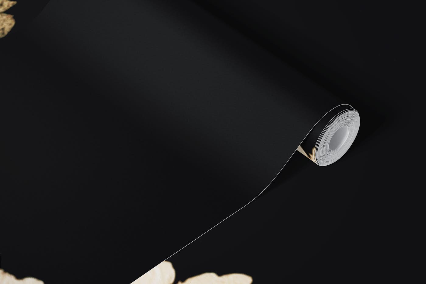 Floral Dark Night Harmony wallpaper roll