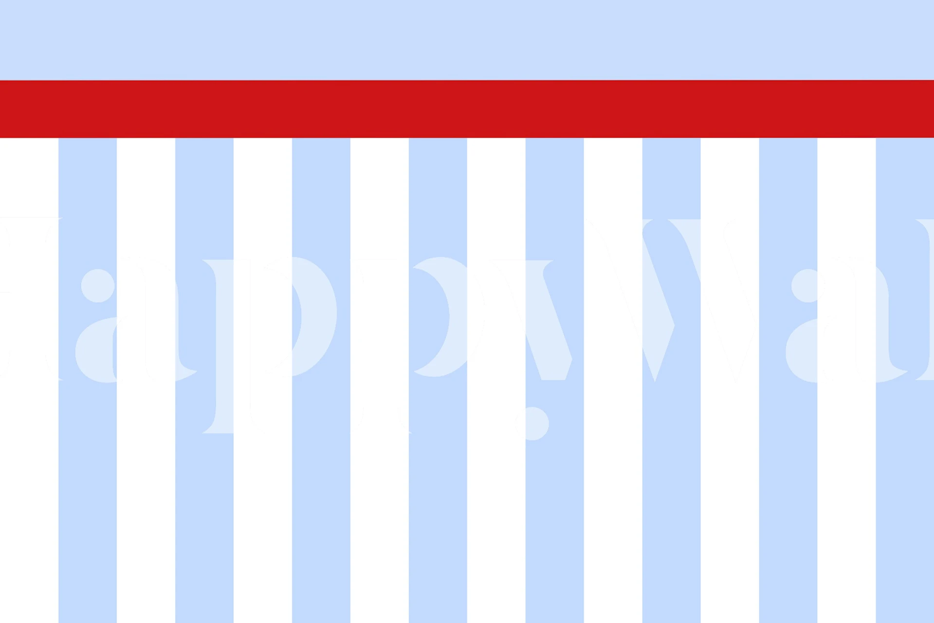 Blue and red stripes tapet i ett rum