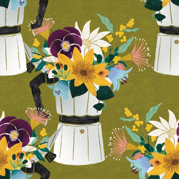 Blooming Espresso Art