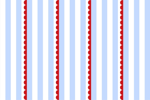 Parade Stripes blue and red